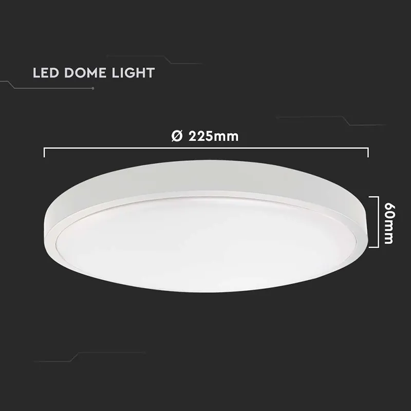 Plafoniera LED 24W 3000K IP44 cu Senzor de Miscare