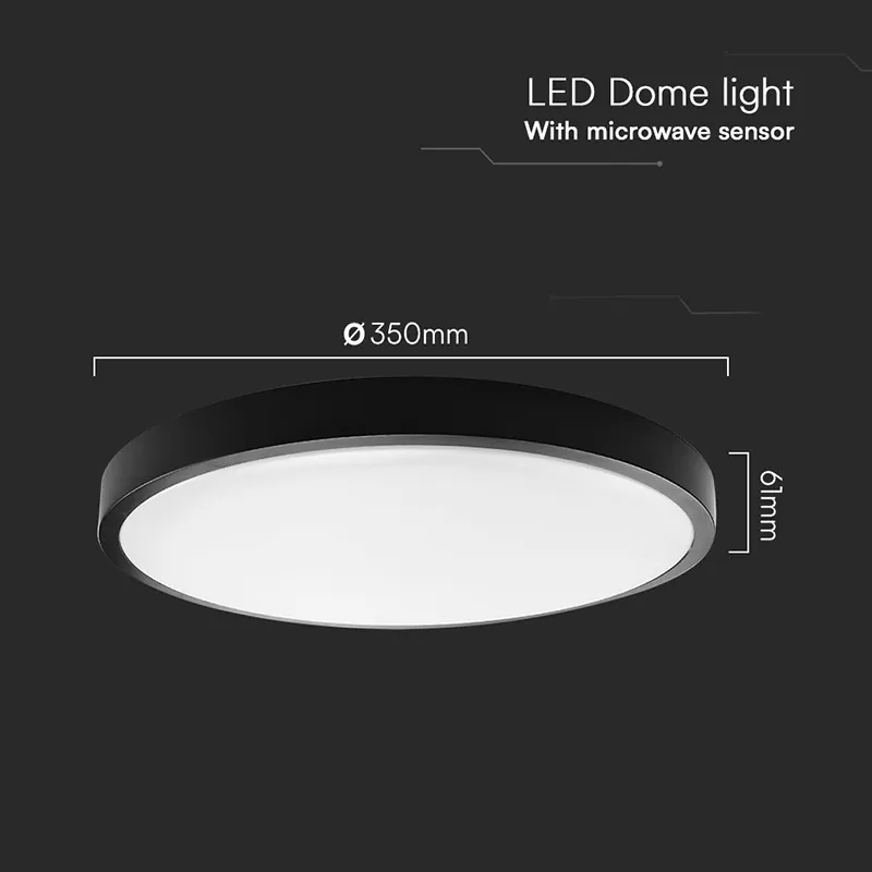 Plafoniera LED 24W 4000K IP44 cu Senzor de Miscare
