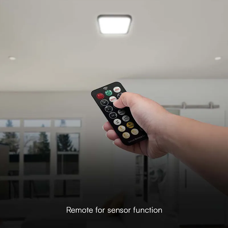 Plafoniera LED 36W IP44 cu Senzor 4000K Alb Neutru - Negru