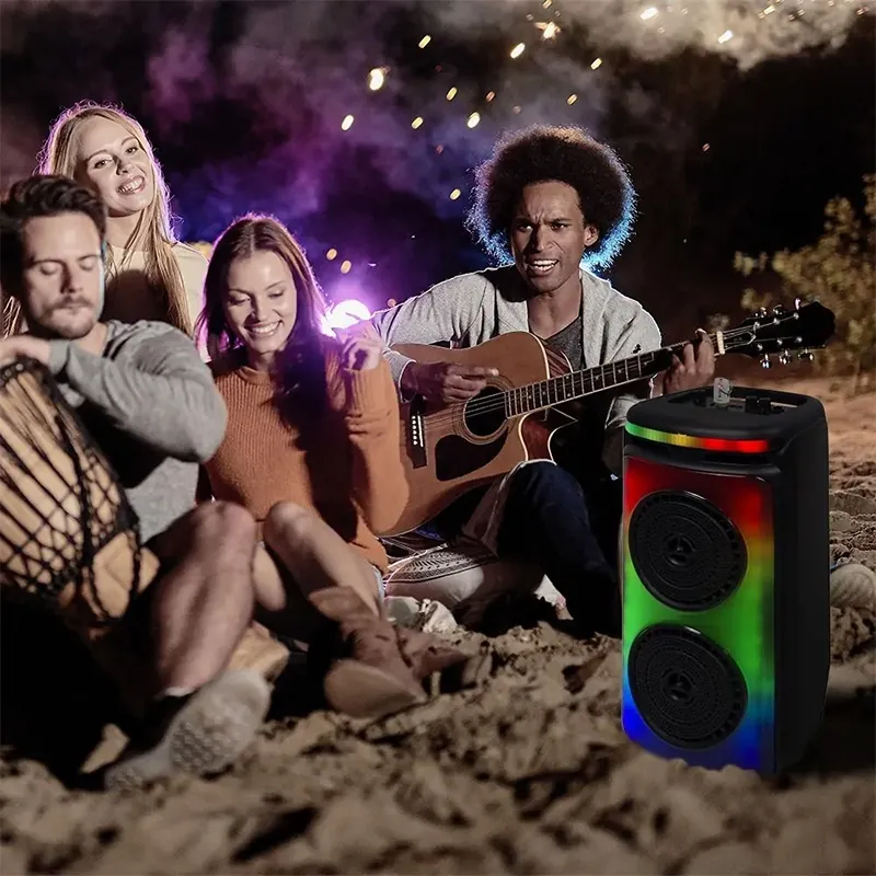 Boxa Portabila 2X6" 50W RMS BT/FM/AUX