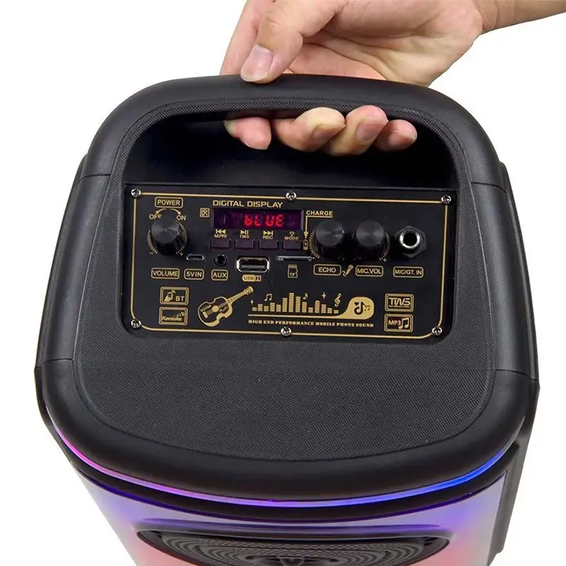Boxa Portabila 2X6" 50W RMS BT/FM/AUX