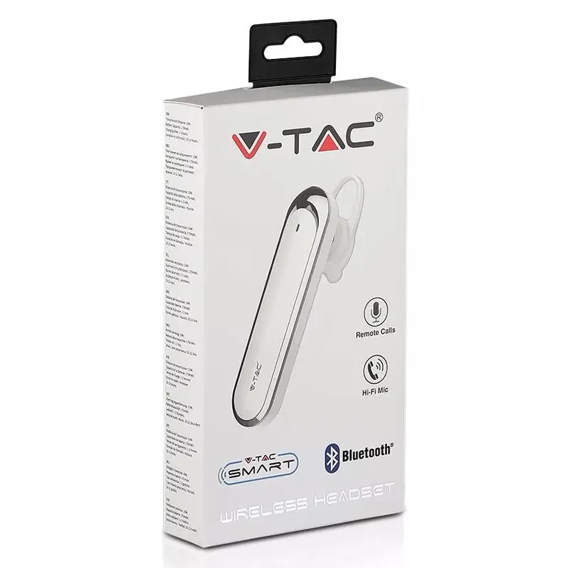 Headset Bluetooth 170MAH - Alb