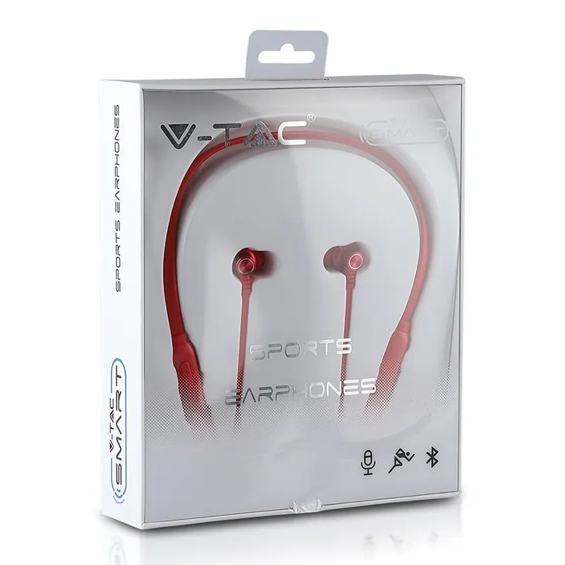 Casti  Sport Bluetooth - Rosu