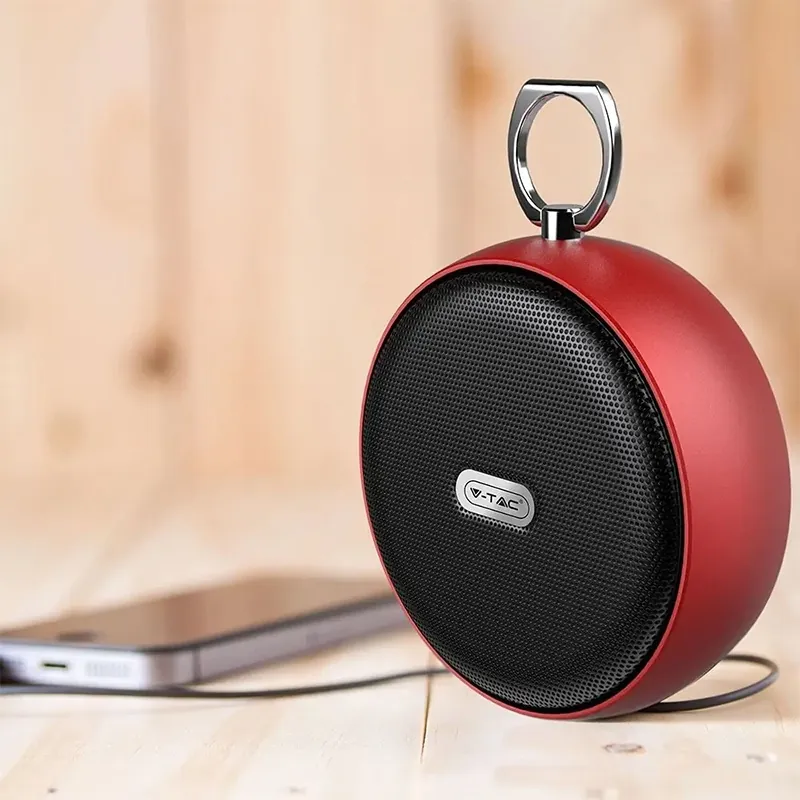 Mini Boxa Bluetooth Portabila 4W - Rosu