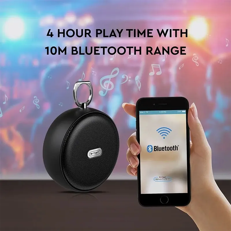 Mini Boxa Bluetooth Portabila 4W - Negru