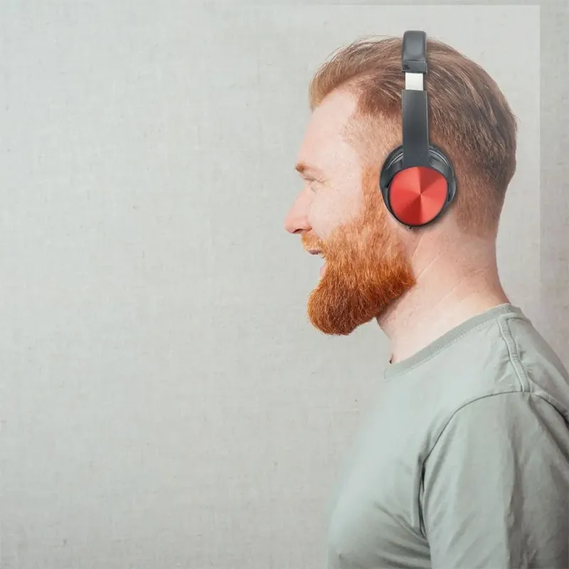 Casca Wireless Bluetooth - Rosu