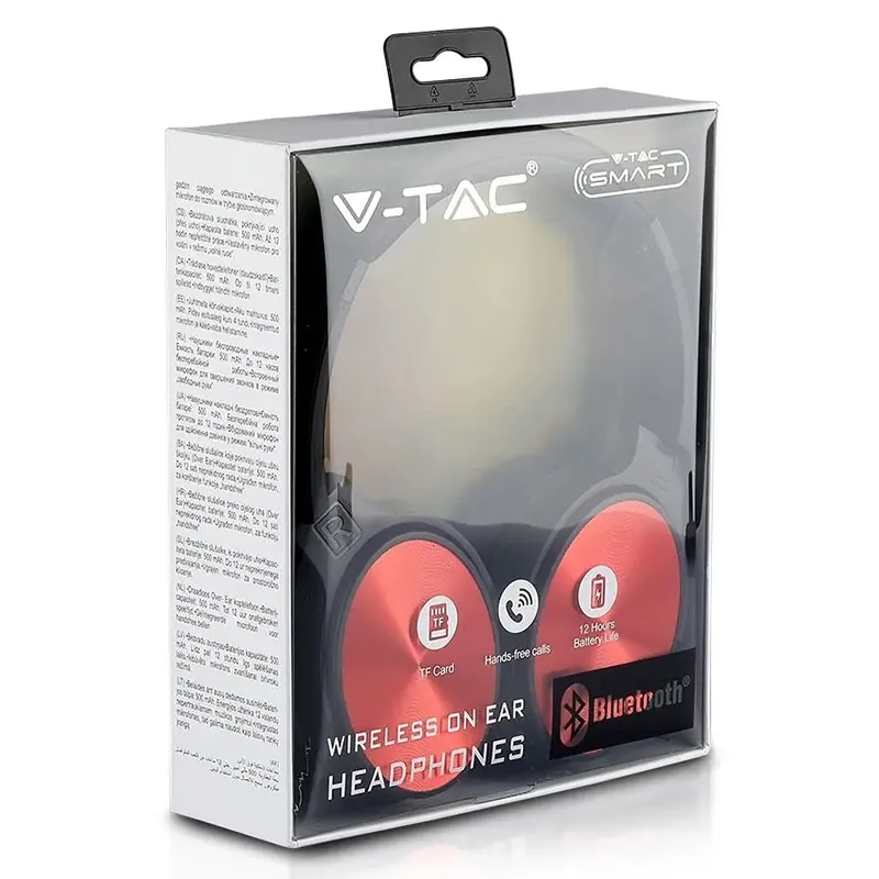 Casca Wireless Bluetooth - Rosu