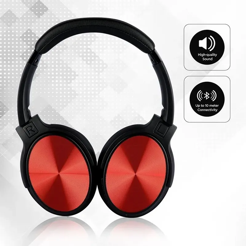 Casca Wireless Bluetooth - Rosu