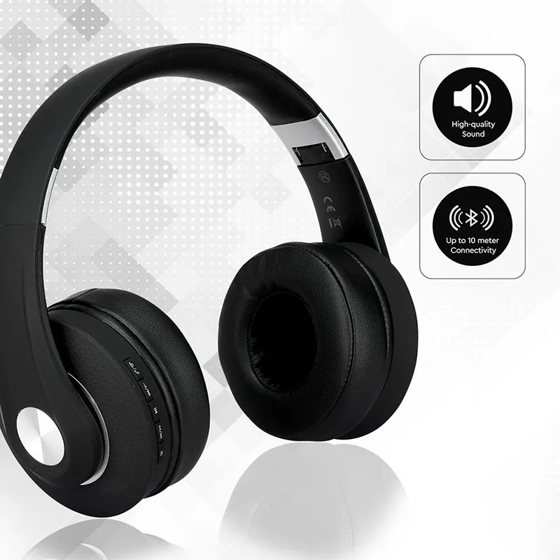 Casca Wireless Bluetooth/Msd - Negru