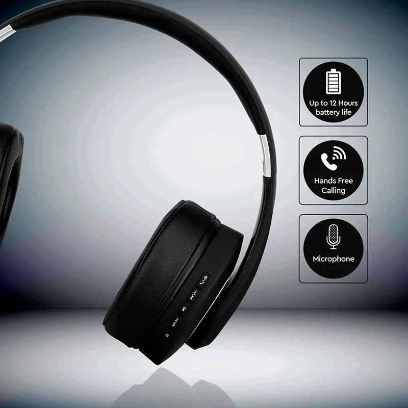 Casca Wireless Bluetooth/Msd - Negru