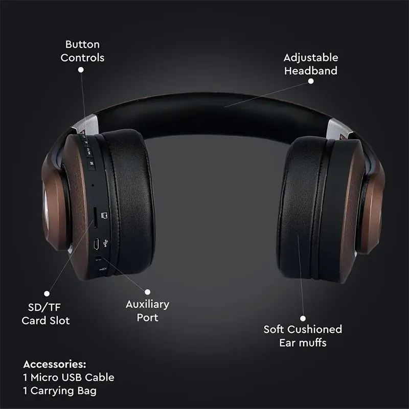 Casca Wireless Bluetooth/Msd - Maro