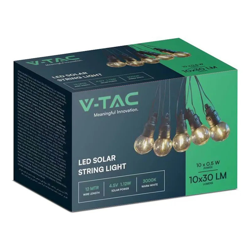 Ghirlanda Solara LED 0.5W X 10 12M 3000K