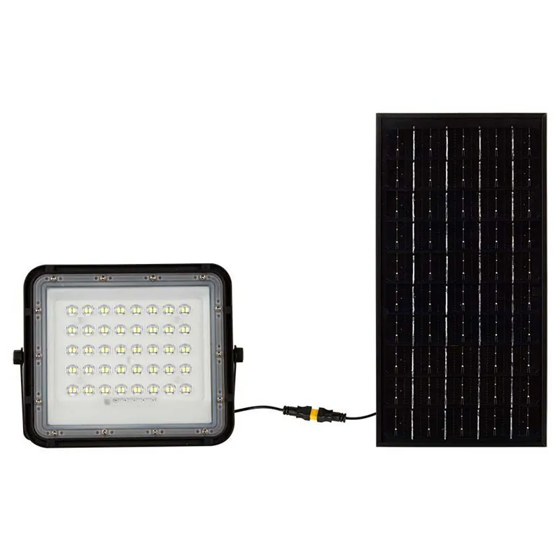 Reflector cu Incarcare Solara 10W 800LM 6400K - Negru