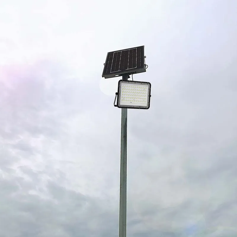 Reflector cu Incarcare Solara 15W 1200LM 6400K - Negru