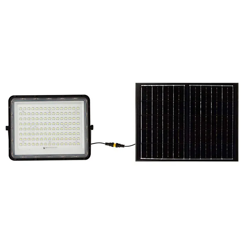 Reflector cu Incarcare Solara 20W 1800LM 6400K - Negru