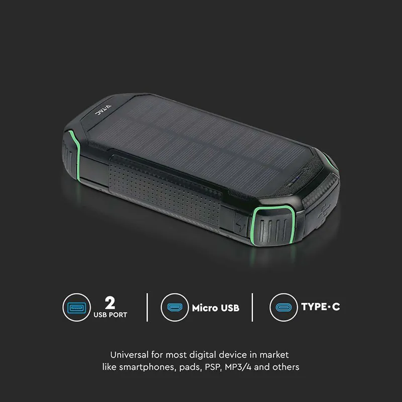 Power Bank 30000MAH cu Incarcare Solara