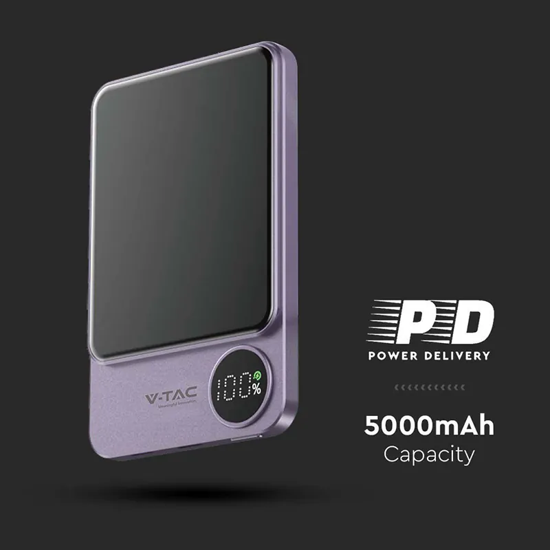 Power Bank Ultra Slim 5000MAH Wireless Fast Charging