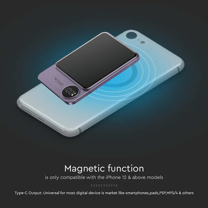 Power Bank Ultra Slim 5000MAH Wireless Fast Charging