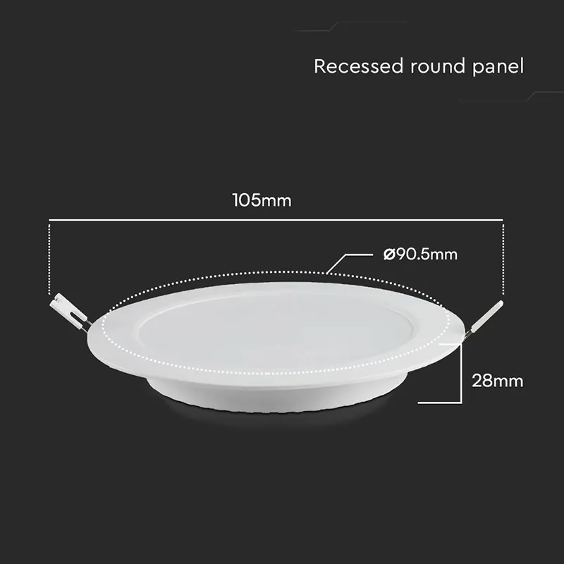 Panou LED 3W Incorporabil 4000K Cip Samsung