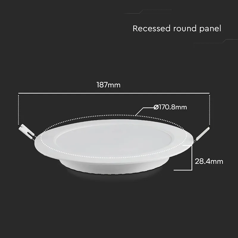 Panou LED 12W Incorporabil 6500K