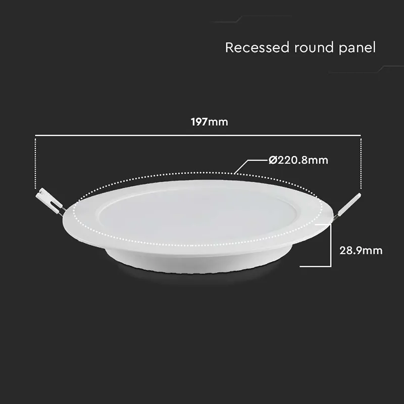 Panou LED 18W Incorporabil 3000K