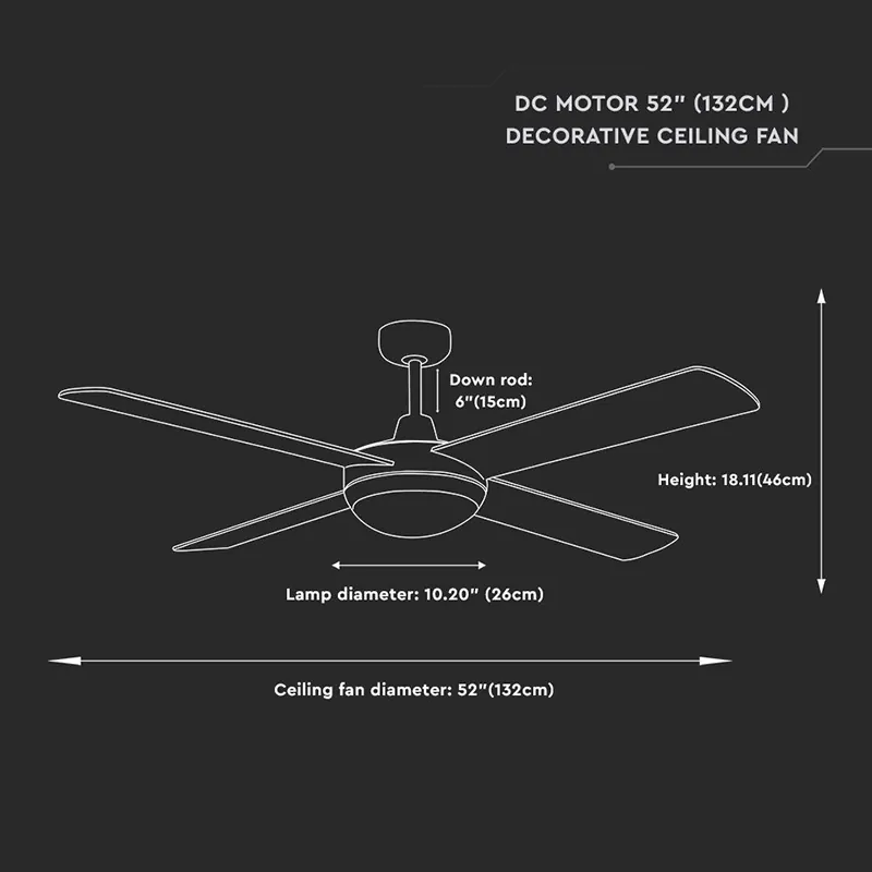 Ventilator Tip Candelabru 2X E27 - Argintiu