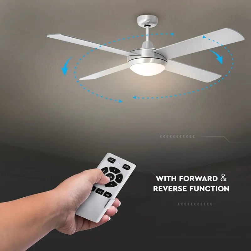 Ventilator Tip Candelabru 2X E27 - Argintiu