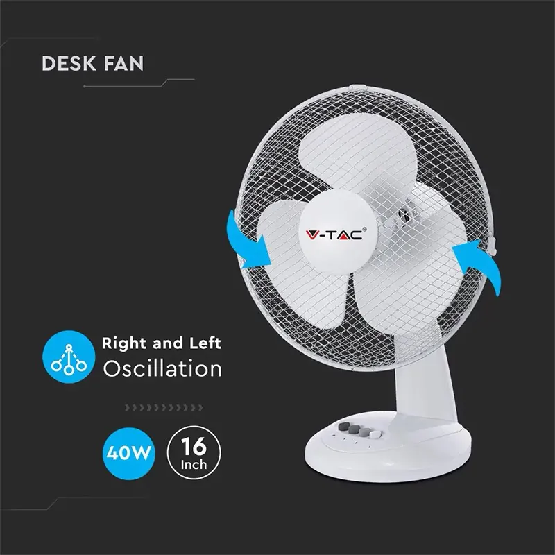 Ventilator Birou Palete 16" 40W