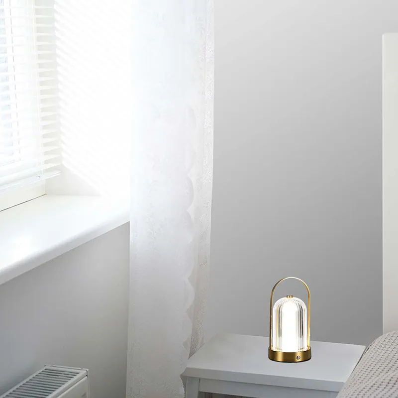 Lampa Birou 3IN1 cu Acumulator 1800MAH - French Gold
