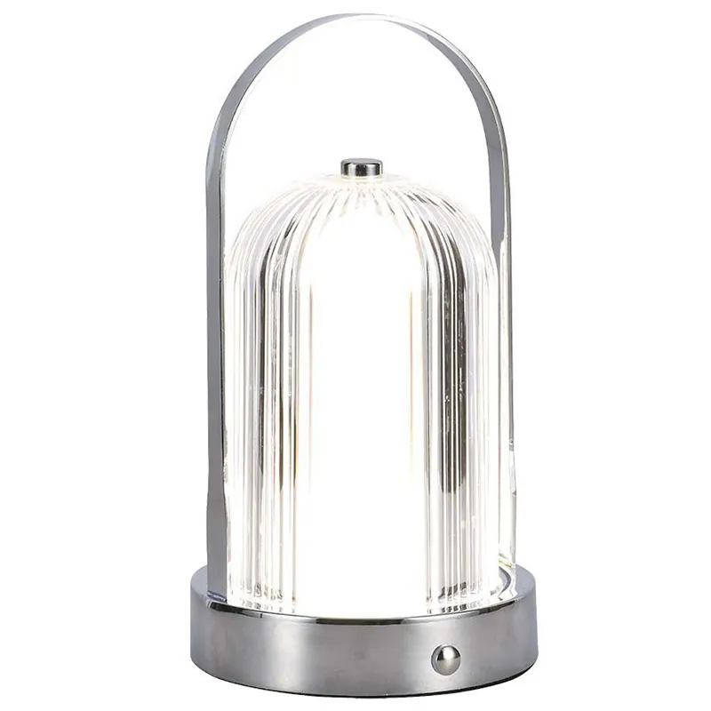 Lampa Birou 3IN1 cu Acumulator 1800MAH - Crome