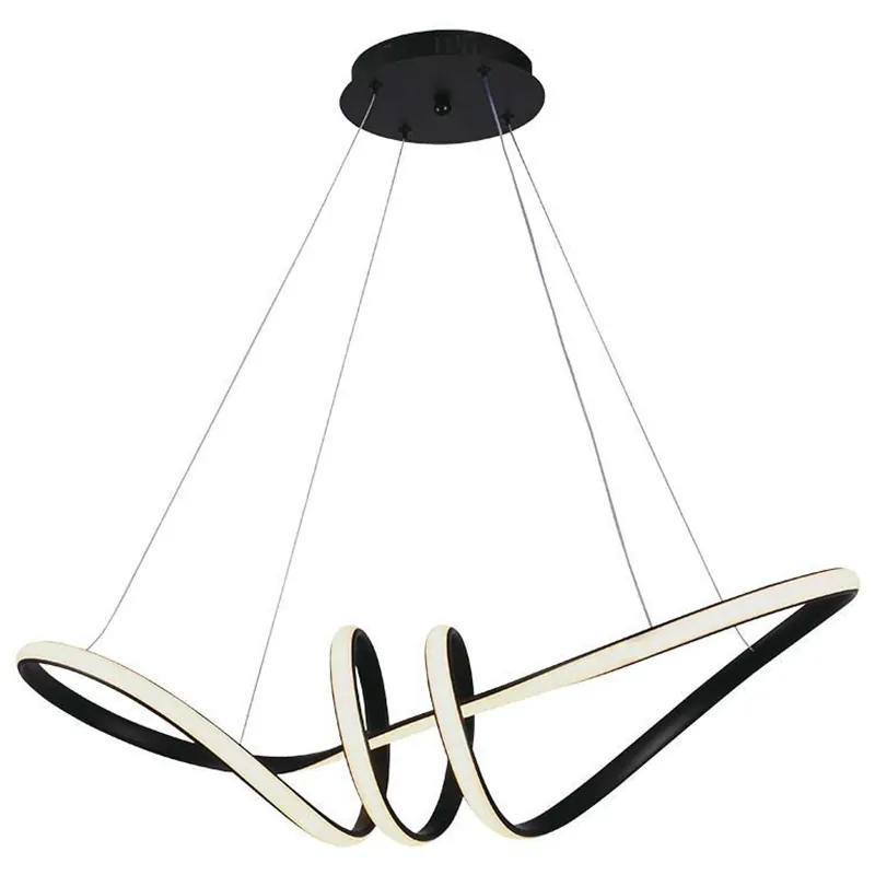 Candelabru LED 24W 3000K 72X30X100CM - Negru