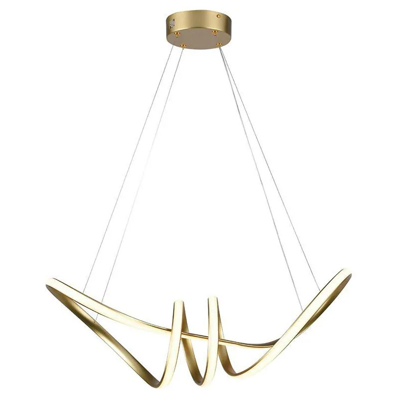 Candelabru LED 24W 3000K 72X30X100CM - Auriu