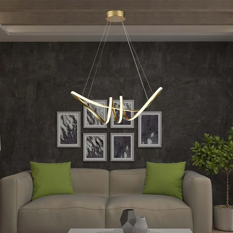 Candelabru LED 24W 3000K 72X30X100CM - Auriu