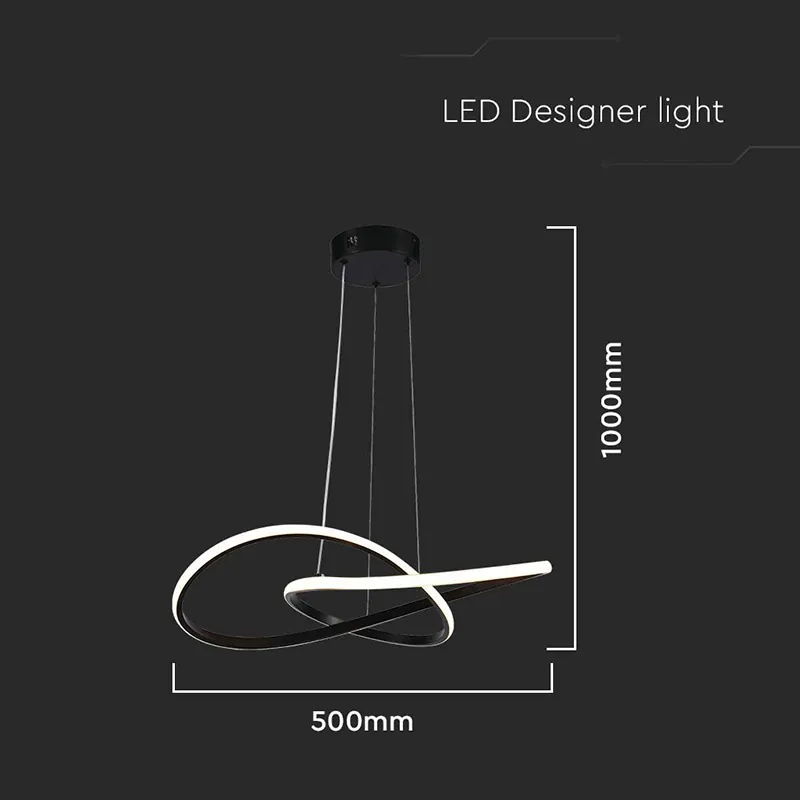 Candelabru LED 20W 3000K 50X100CM - Negru