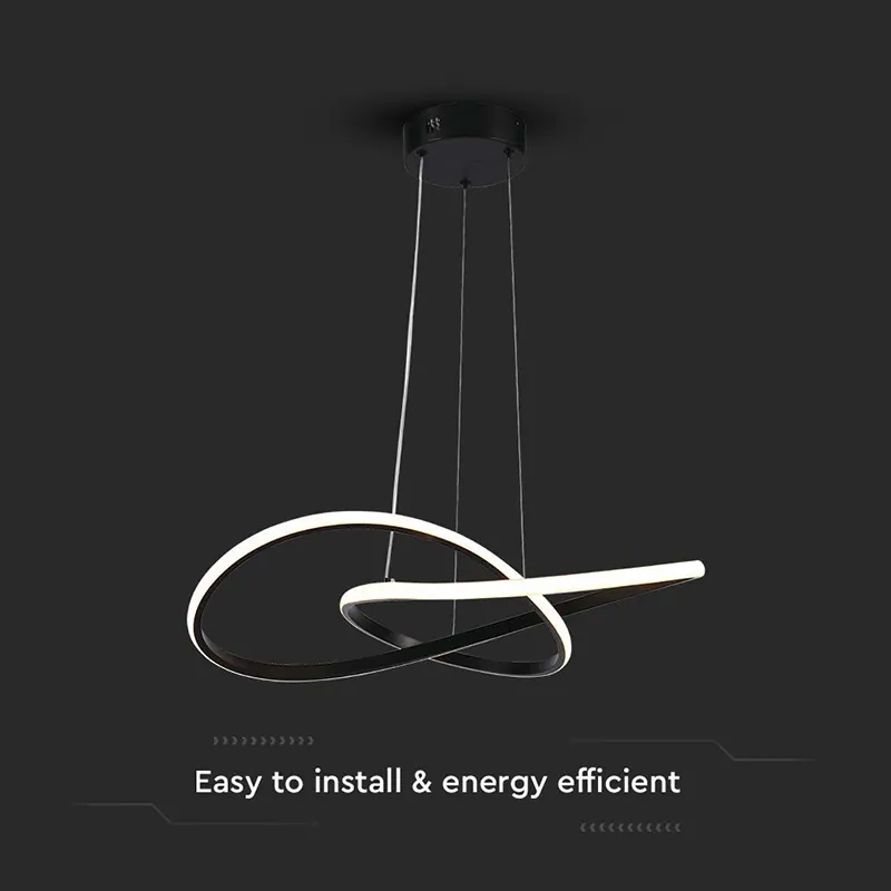 Candelabru LED 20W 3000K 50X100CM - Negru