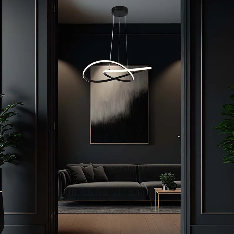 Candelabru LED 20W 3000K 50X100CM - Negru