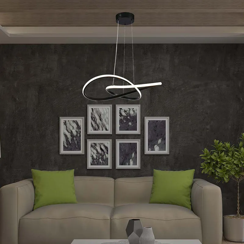Candelabru LED 20W 3000K 50X100CM - Negru