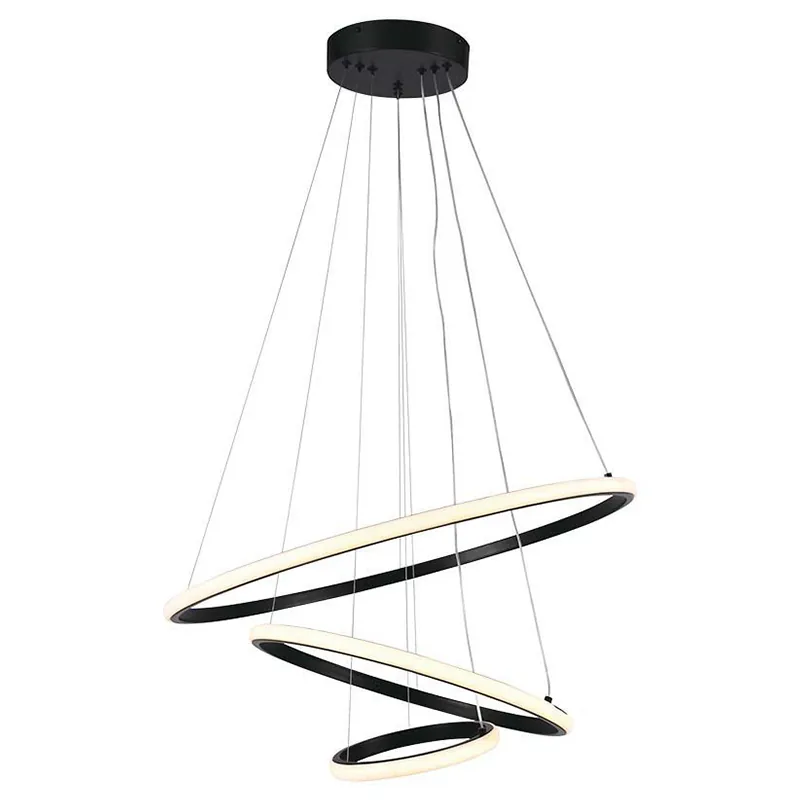 Candelabru LED 32W 3000K 60X40X100CM - Negru