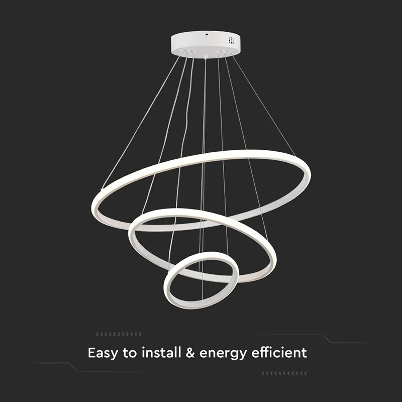 Candelabru LED 32W 3000K 60X40X100CM - Alb