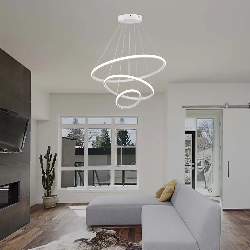 Candelabru LED 32W 3000K 60X40X100CM - Alb