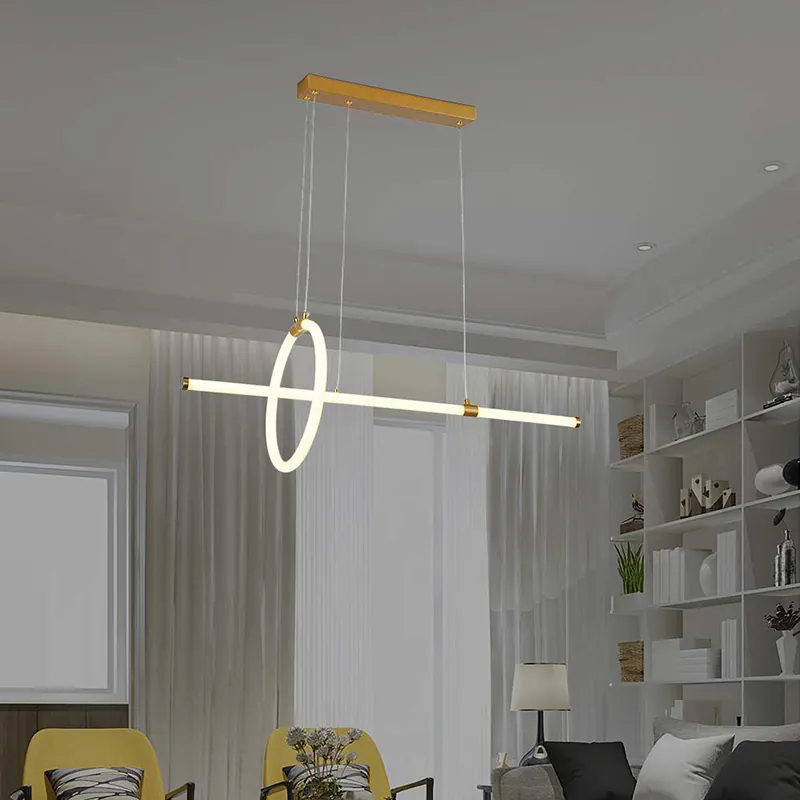 Candelabru LED 16W 3000K 86X100CM - Auriu