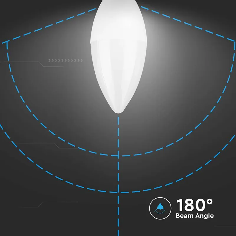 Bec LED E14 3.7W 3000K Cip Samsung