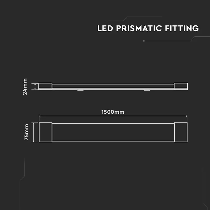 Corp Iluminat LED 50W 150CM 4000K Alb Neutru
