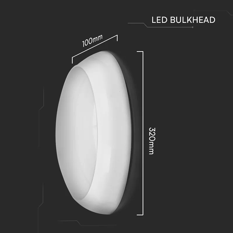 Plafoniera LED 8W/16W/20W 3IN1 + Senzor + Emergenta IP65 - Alb