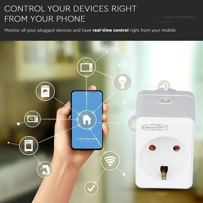 Adaptor Mini Smart cu Wi-Fi Incorporat