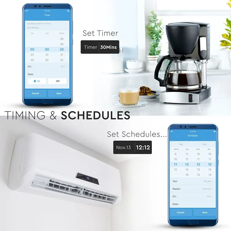 Adaptor Mini Smart cu Wi-Fi Incorporat