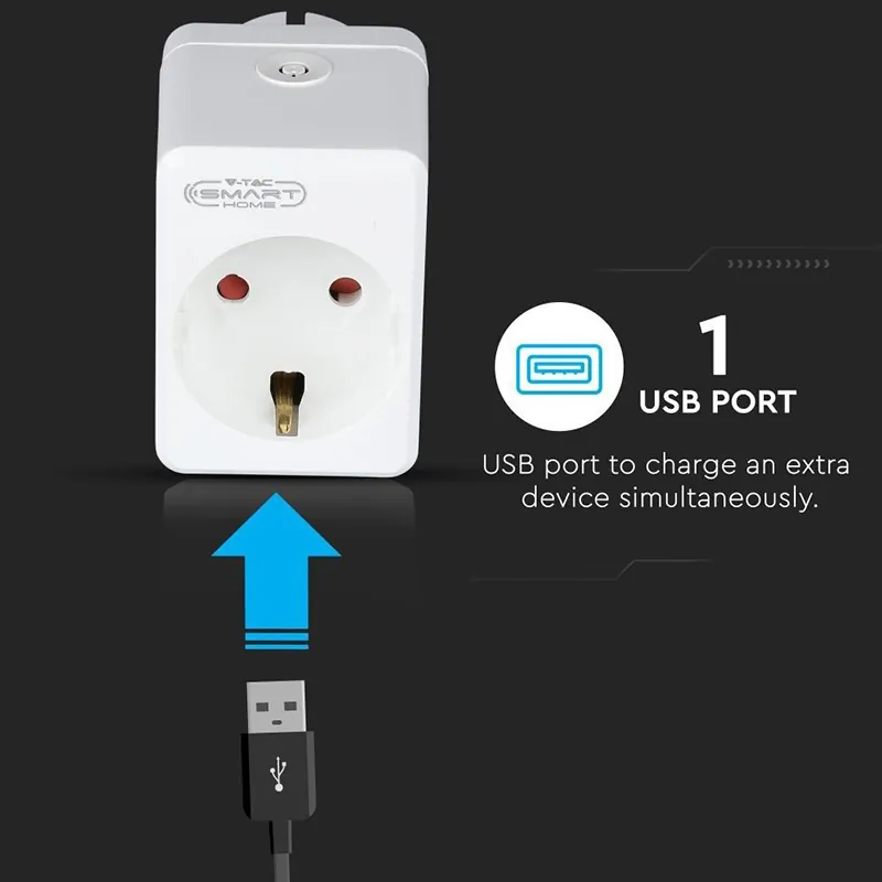 Adaptor Mini Smart cu Wi-Fi Incorporat