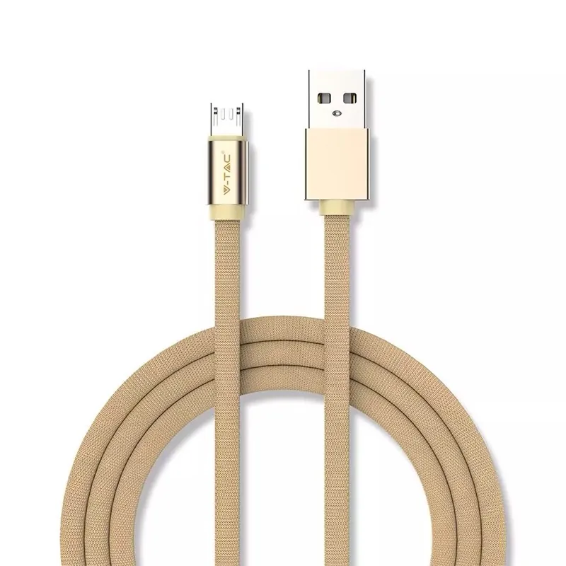 Cablu Micro USB 1M Ruby Edition - Auriu