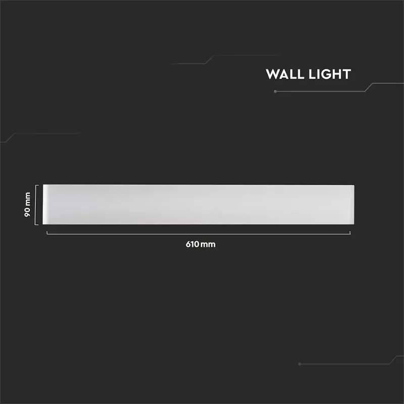 Lampa LED 20W IP44 3000K Alb Cald - Alb