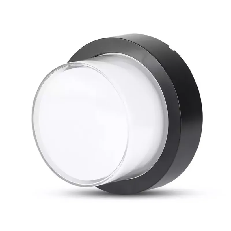 Lampa LED 12W IP65 3000K Alb Cald - Negru